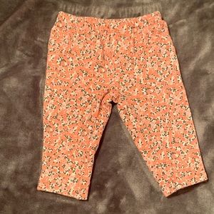 🧶Carter’s Floral Leggings 6 Months